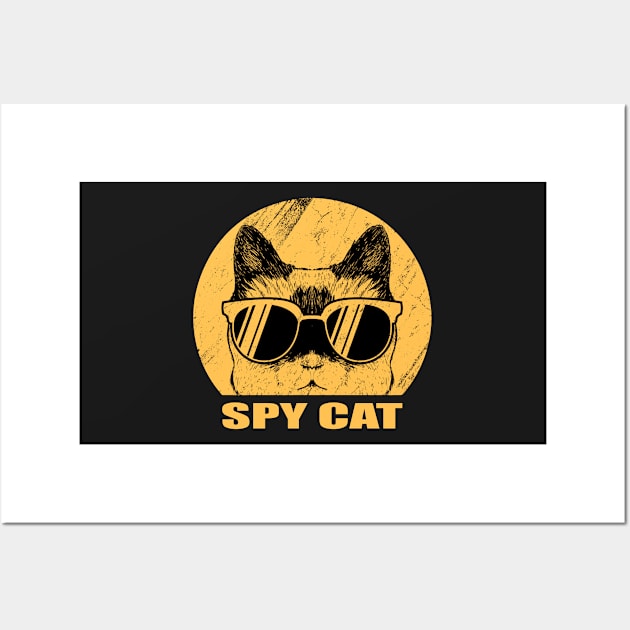 spy cat Wall Art by timegraf